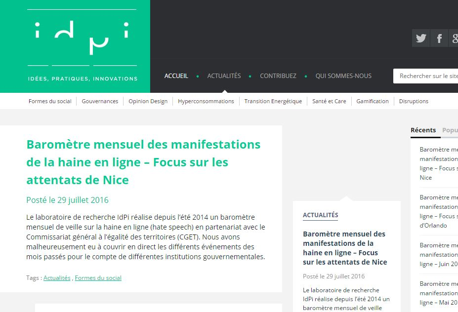 Idpi, Idées subversives