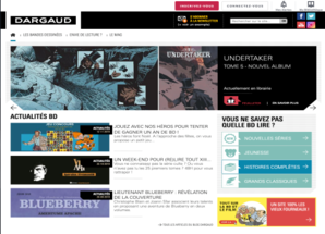 Développement pour Dargaud.com